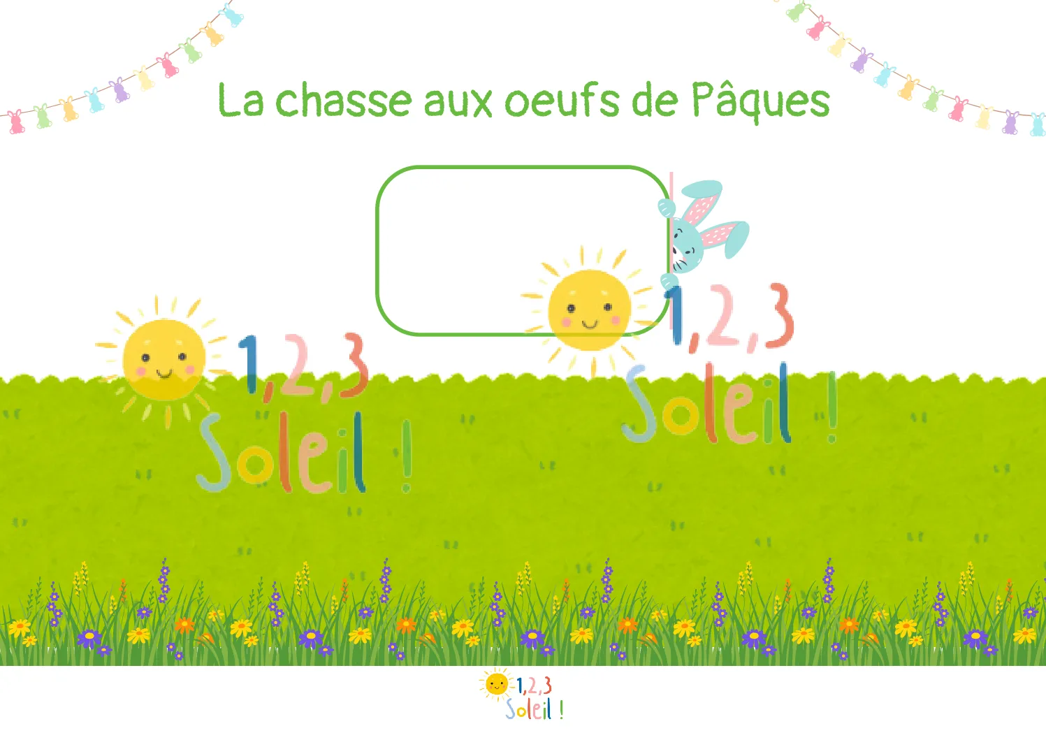 La chasse aux œufs de Pâques